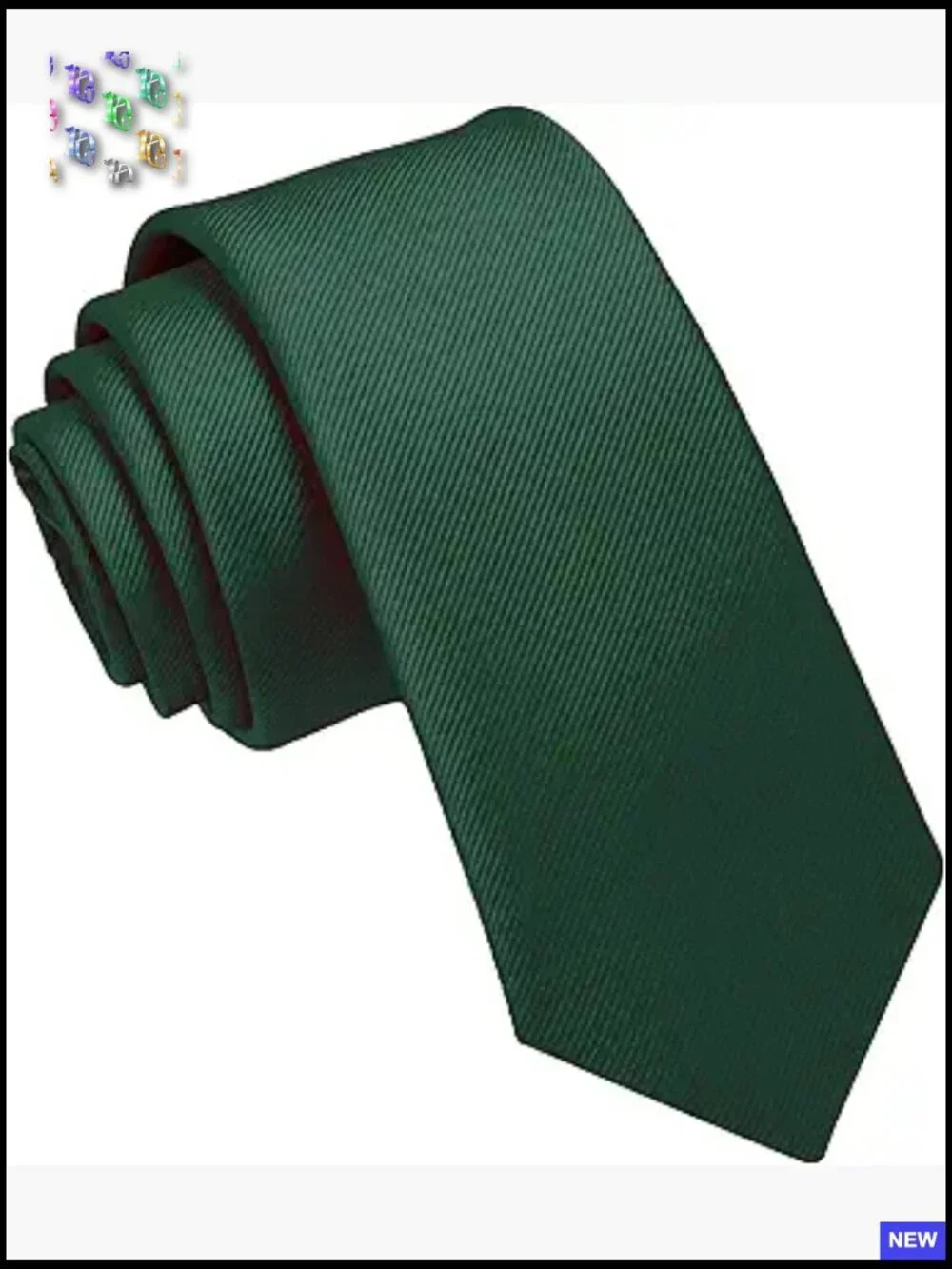 Slim Silk Blend Necktie Classic Elegant Formal Wear Professional Office Attire